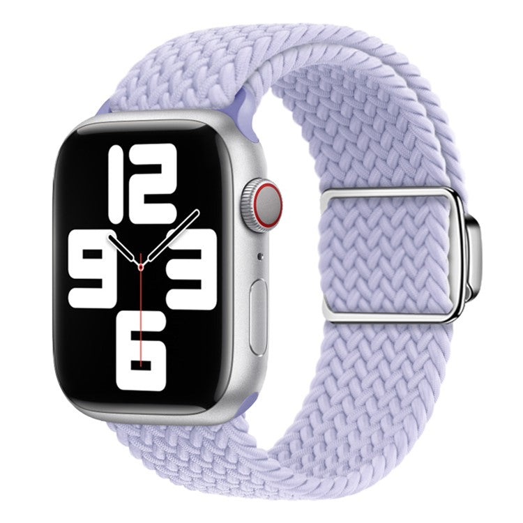 Watch Strap for Apple Watch Series 10 42mm / 9 8 7 41mm / SE (2023) SE (2022) SE 6 5 4 40mm / 3 2 1 38mm Magnetic Buckle Watch Band - Purple