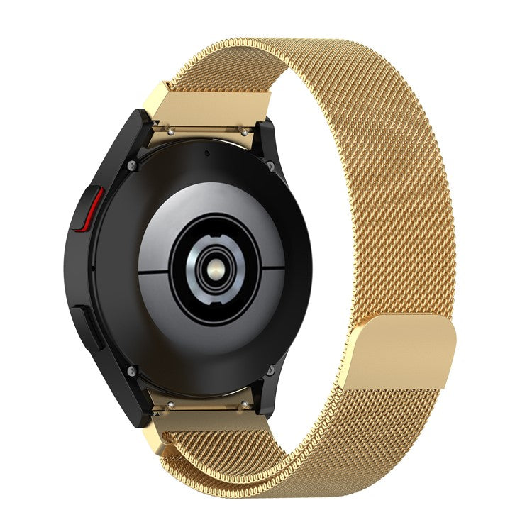 Metal Band for Samsung Galaxy Watch6 / Watch6 Classic / Watch 5 / Watch 5 Pro / Watch4 Milanese Watch Strap - Gold