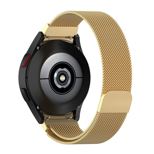 Metal Band for Samsung Galaxy Watch6 / Watch6 Classic / Watch 5 / Watch 5 Pro / Watch4 Milanese Watch Strap - Gold