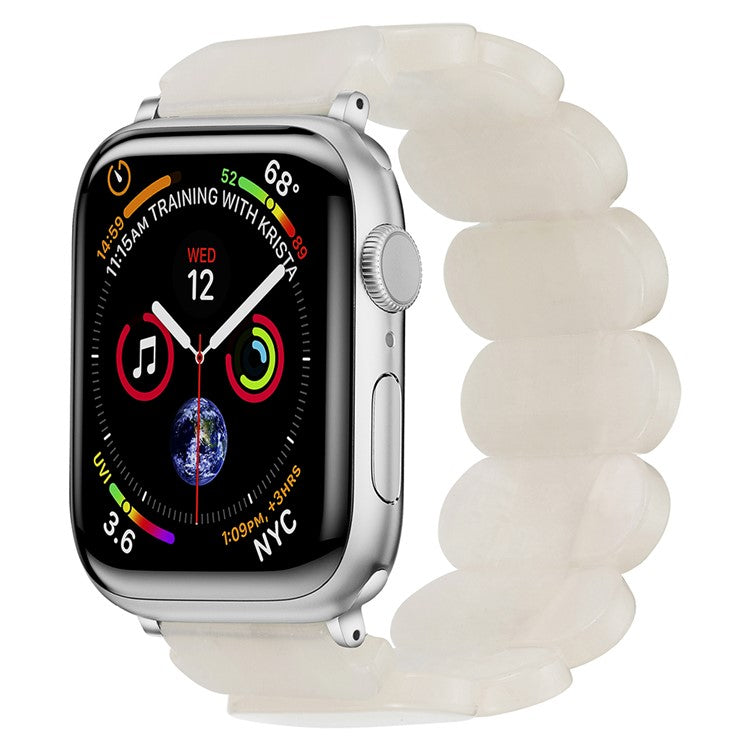 Watch Strap for Apple Watch Series 10 42mm / 9 8 7 41mm / SE (2023) SE (2022) SE 6 5 4 40mm / 3 2 1 38mm Elastic Band Bracelet - Light Pink
