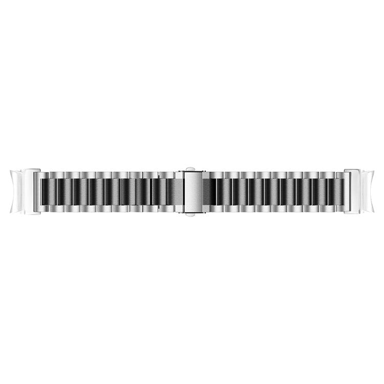 For Samsung Galaxy Watch 5 Active / Pro / Watch 5 / Watch FE 40mm / Watch4 Stainless Steel Wrist Strap Replacement - Black+Silver