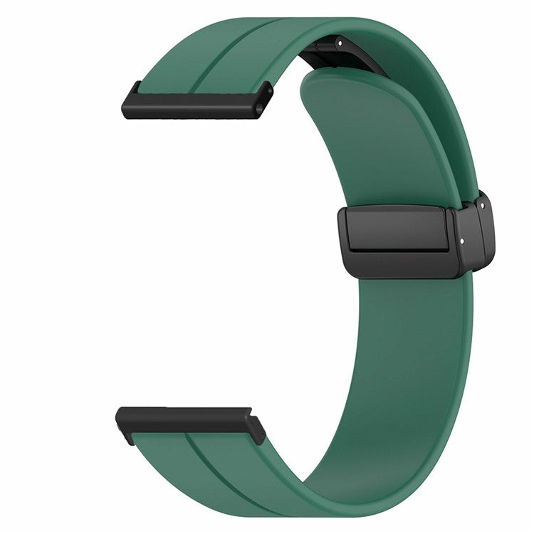 For Suunto Spartan Sport Wrist HR Baro / Suunto 7 Strap 24mm Silicone Watch Band (Thick Spring Bar) - Army Green