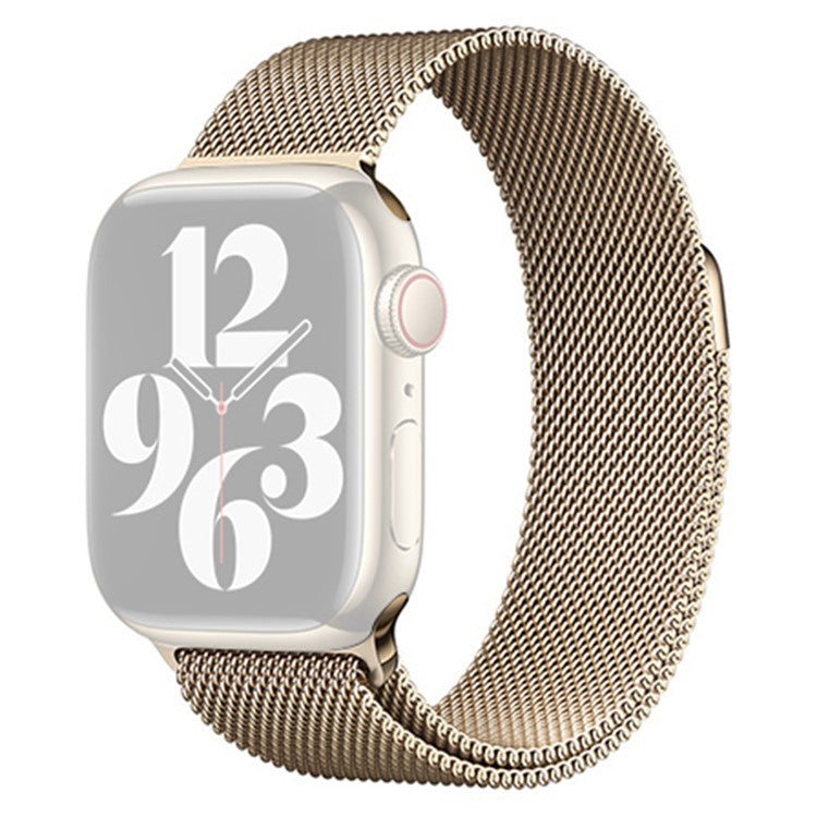 KALEBOL KLB-ML-001 For Apple Watch Series 10 46mm / Ultra 2 Ultra 49mm /  Series 9 8 7 45mm / 6 5 4 SE (2023) SE (2022) SE 44mm / 3 2 1 42mm Watch Strap - Gold
