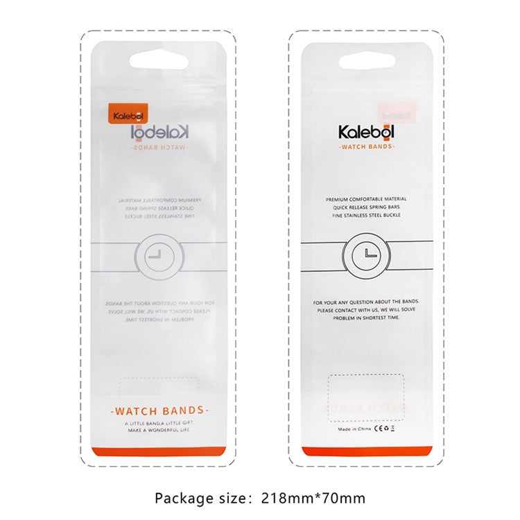 KALEBOL KLB-ML-001 For Apple Watch Series 10 46mm / Ultra 2 Ultra 49mm /  Series 9 8 7 45mm / 6 5 4 SE (2023) SE (2022) SE 44mm / 3 2 1 42mm Watch Strap - Gold