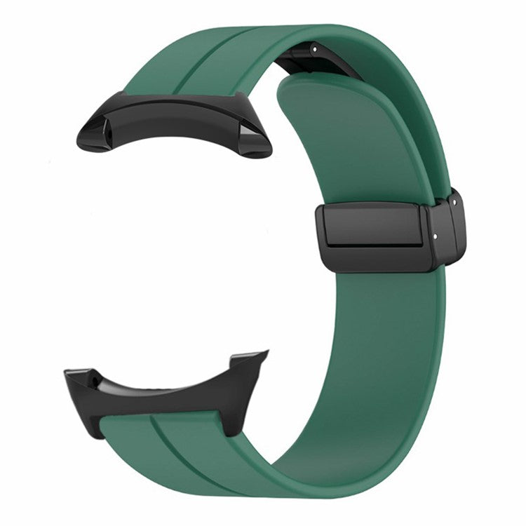 For Suunto Core Silicone Watch Bands Magnetic Buckle 22mm Strap Replacement - Army Green