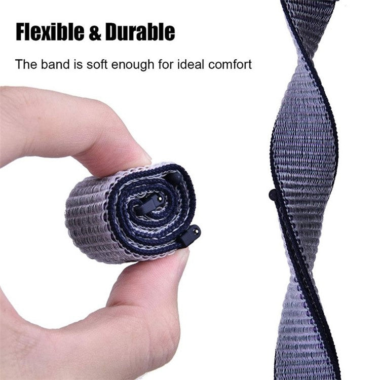 For Huawei Band 6 / 6 Pro / Honor Band 6 Watch Strap Nylon Loop Adjustable Wrist Band - Seashell
