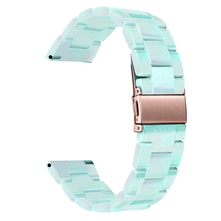 For Garmin Vivoactive 4 Replacement Watch Strap 22mm Waterproof Resin Watch Band - Phantom Green