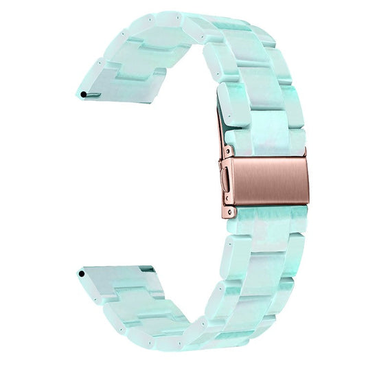 For Garmin Vivoactive 4 Replacement Watch Strap 22mm Waterproof Resin Watch Band - Phantom Green
