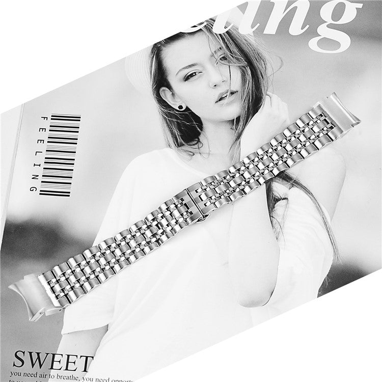 For Samsung Galaxy Watch6  /  Watch6 Classic Stainless Steel Wrist Band Smart Watch Strap - Silver