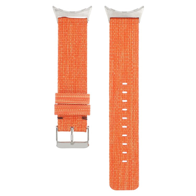 For Google Pixel Watch 3 41mm / Watch 2 / Pixel Watch Nylon Sport Strap Replacement Watch Bands - Orange