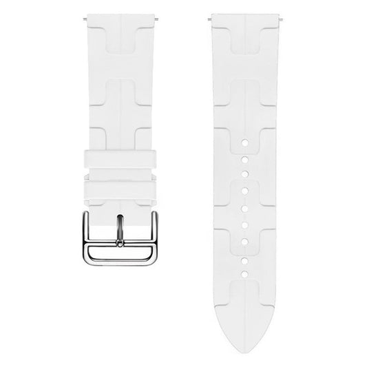 For Huawei Watch GT 4 / GT 3 / GT 2 46mm Waterproof Strap 22mm Liquid Silicone Watch Band - White