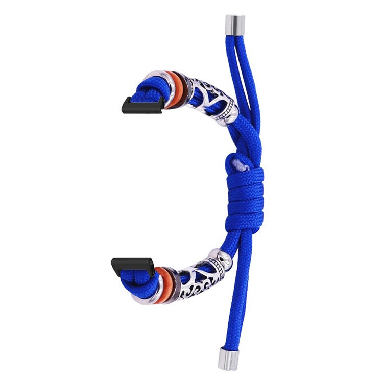 For Keep B4 / Huawei Watch Fit mini Beads Bracelet Braided Watch Band Strap - Dark Blue