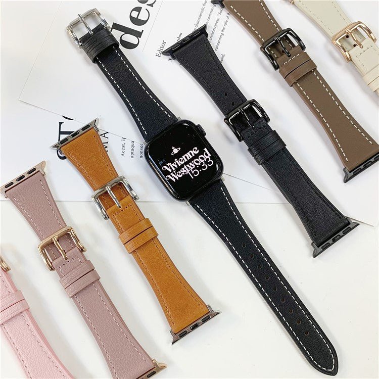 For Apple Watch 10 46mm / Ultra 2 / Ultra 49mm / 9 8 7 45mm / SE (2023) SE (2022) SE 6 5 4 44mm / 3 2 1 42mm Replacement Strap - Lotus Pink