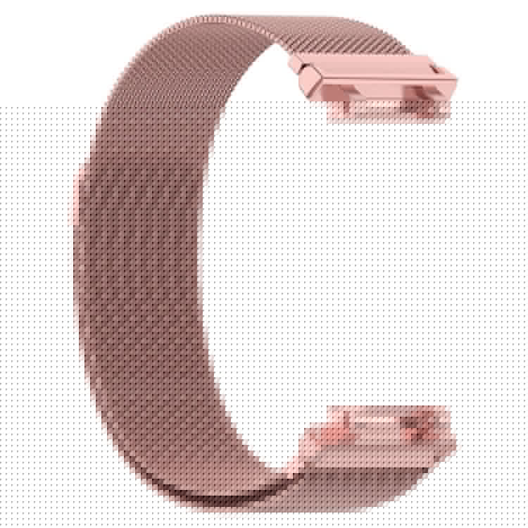 For Huami Amazfit Active Edge A2212 Replacement Band Magnetic Metal Milanese Watch Strap - Rose Pink