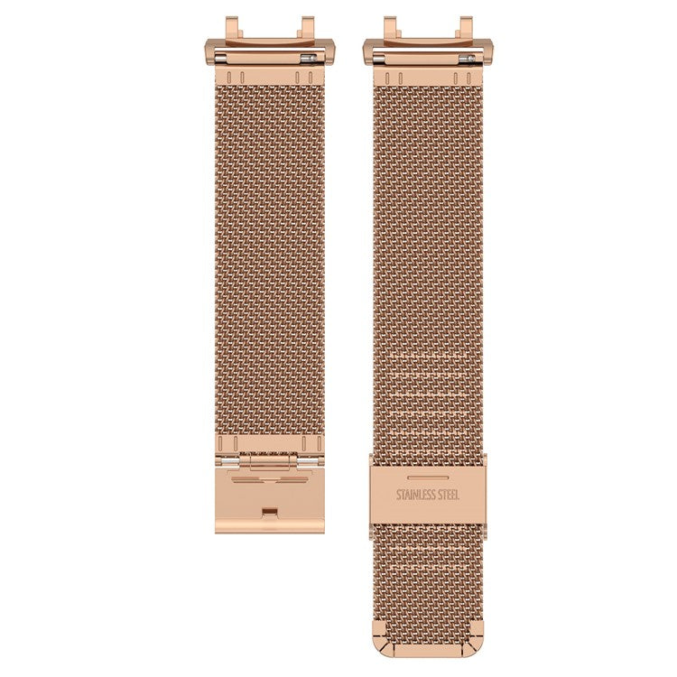 For Huami Amazfit Active Edge A2212 Wrist Band Milanese Metal Watch Strap - Rose Gold