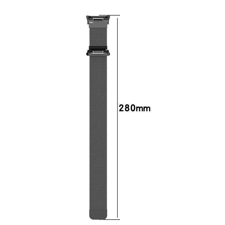 For Honor Watch 4 TMA-L19 Metal Replacement Band Magnetic Milanese Mesh Watch Strap - Gold