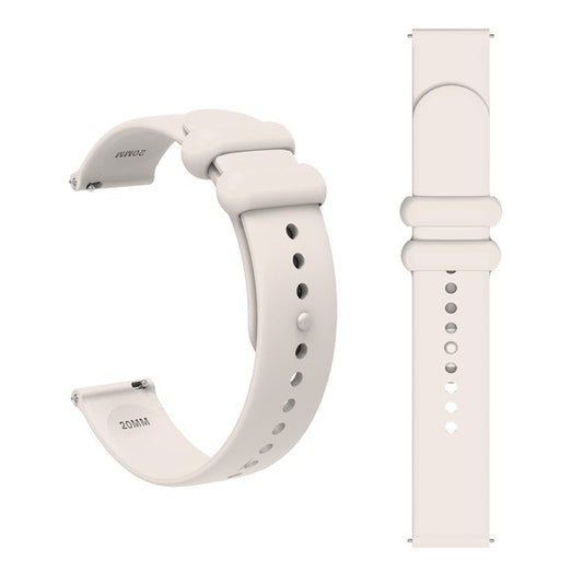 For Samsung Gear S3 / Huami Amazfit Pace Sport Band 22mm Waterproof Silicone Strap - Starlight