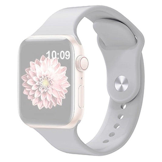 KALEBOL For Apple Watch 10 46mm / Ultra 2 / Ultra 49mm / 9 8 7 45mm / SE (2023) SE (2022) SE 6 5 4 44mm / 3 2 1 42mm Watch Straps, Size: L - Light Grey