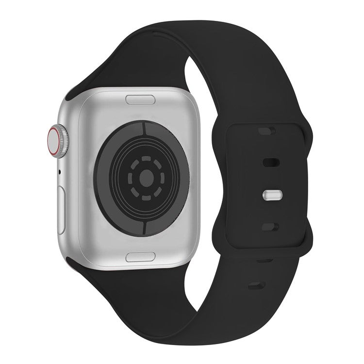 KALEBOL Watch Band for Apple Watch Series 10 42mm / 9 8 7 41mm / SE (2023) SE (2022) SE 6 5 4 40mm / 3 2 1 38mm Watch Band Replacement, Size: S / M - Black