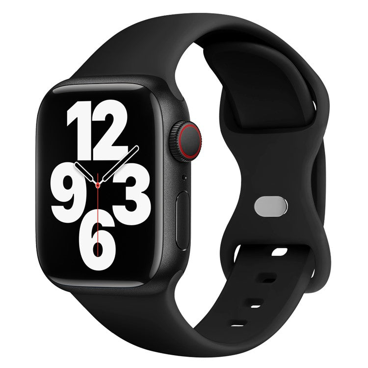 KALEBOL Watch Band for Apple Watch Series 10 42mm / 9 8 7 41mm / SE (2023) SE (2022) SE 6 5 4 40mm / 3 2 1 38mm Watch Band Replacement, Size: S / M - Black
