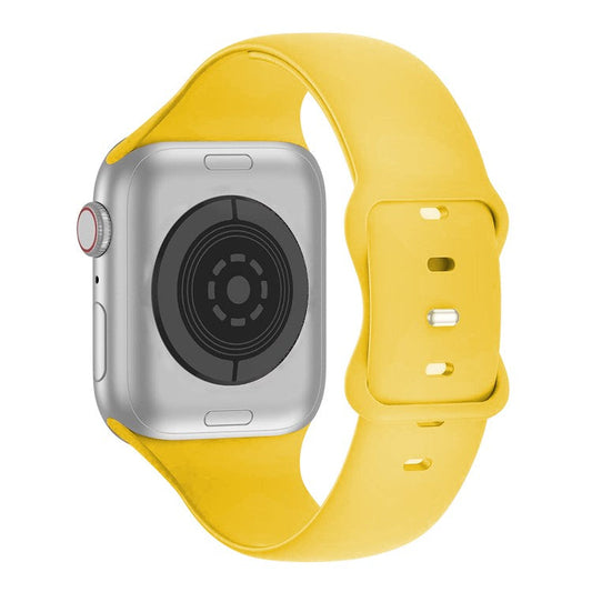 KALEBOL Watch Band for Apple Watch Series 10 42mm / 9 8 7 41mm / SE (2023) SE (2022) SE 6 5 4 40mm / 3 2 1 38mm Watch Band Replacement, Size: S / M - Yellow