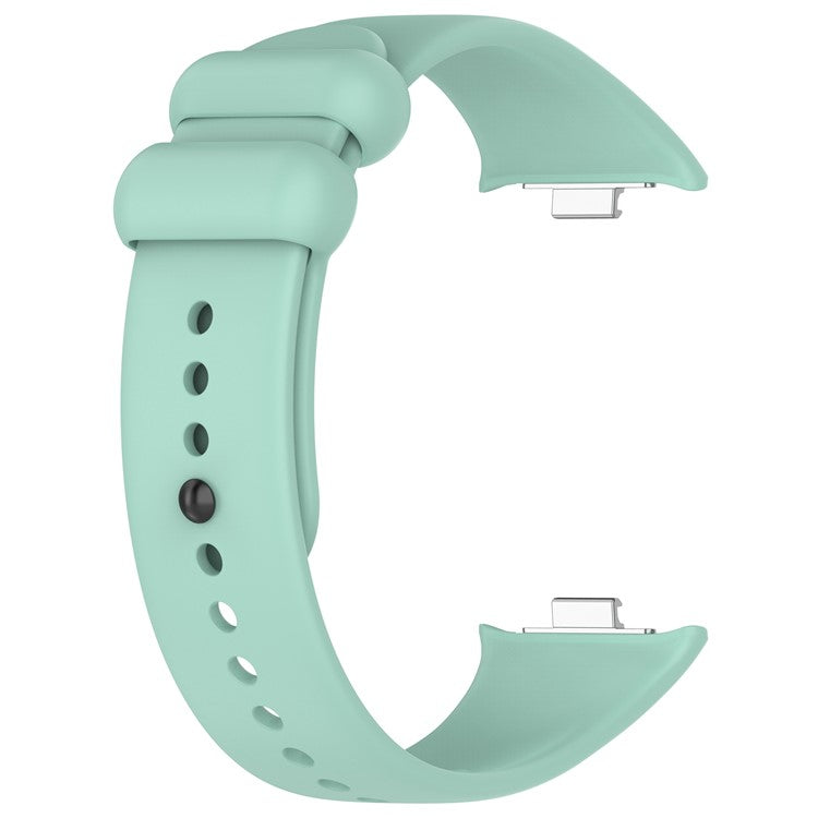For Xiaomi Redmi Watch 4 / Smart Band 8 Pro Silicone Watch Band with Black Buckle - Green