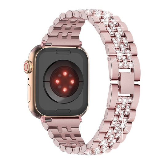 For Apple Watch 10 46mm / Ultra 2 / Ultra 49mm / 9 8 7 45mm / SE (2023) SE (2022) SE 6 5 4 44mm / 3 2 1 42mm Watch Band - Rose Pink