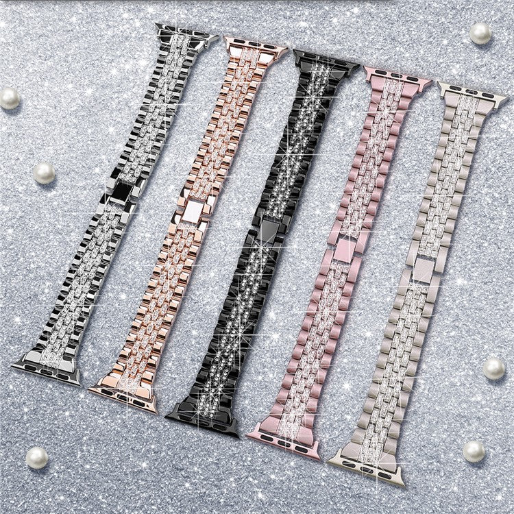 For Apple Watch 10 46mm / Ultra 2 / Ultra 49mm / 9 8 7 45mm / SE (2023) SE (2022) SE 6 5 4 44mm / 3 2 1 42mm Watch Band - Rose Pink