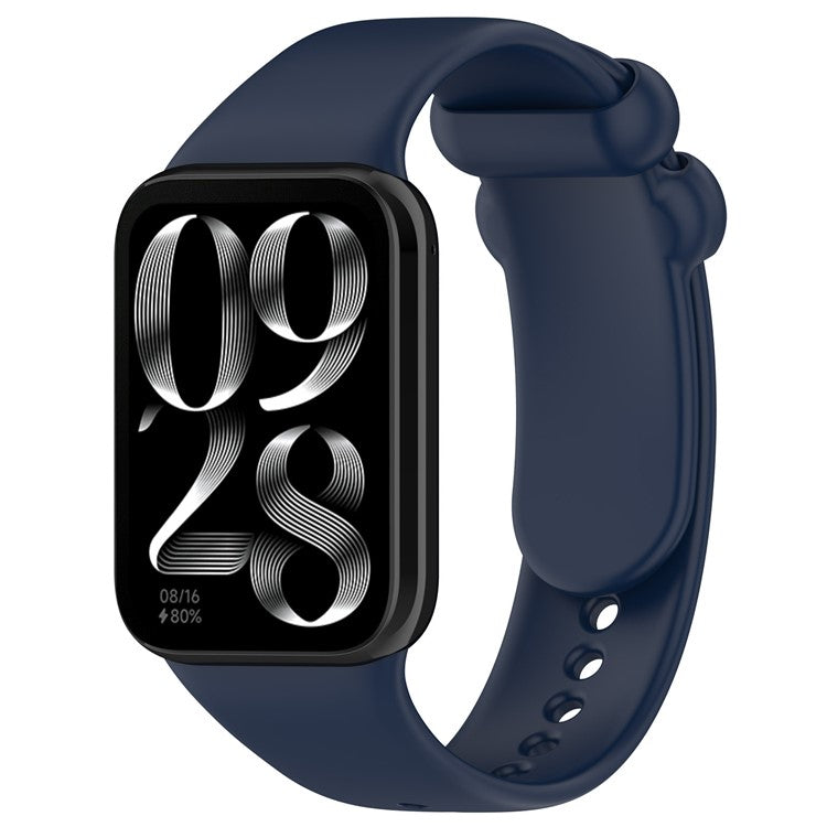 For Xiaomi Smart Band 8 Pro Watch Band Adjustable Silicone Strap Replacement - Midnight Blue