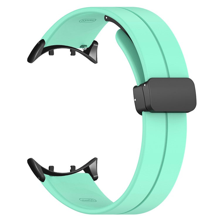 For vivo Watch 3 Band Silicone Sport Watch Straps with Folding Buckle - Mint Green
