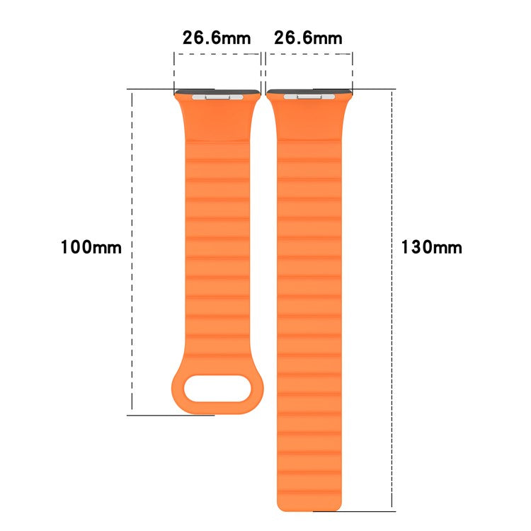 For Xiaomi Redmi Watch 4 / Smart Band 8 Pro Watch Band Dual Color Silicone Magnetic Wrist Strap - Wine Red+Black