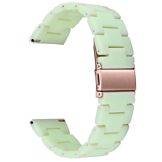 For Donerton P36 / P22 / P32 Replacement Watch Band Waterproof Resin Watch Strap - Avocado Green