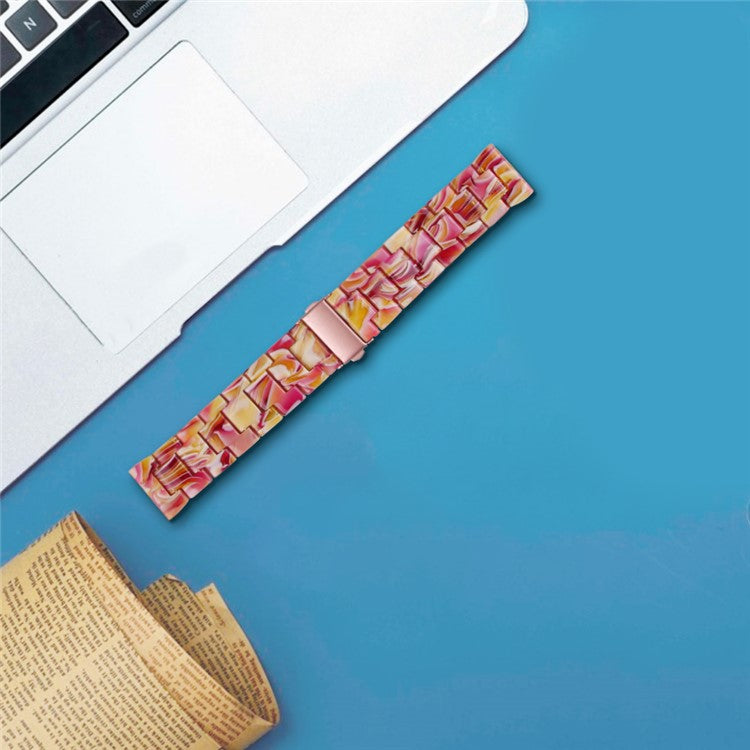 For AGPTEK LW31 Replacement Band Waterproof Resin Sports Watch Strap - Red