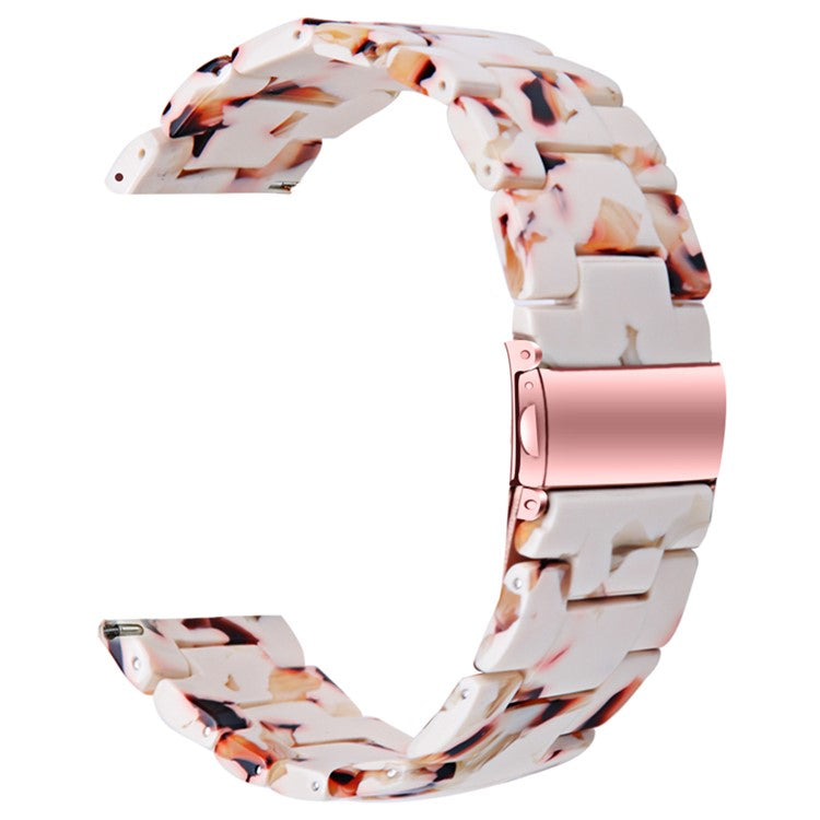 For AGPTEK LW31 Replacement Band Waterproof Resin Sports Watch Strap - Nougat