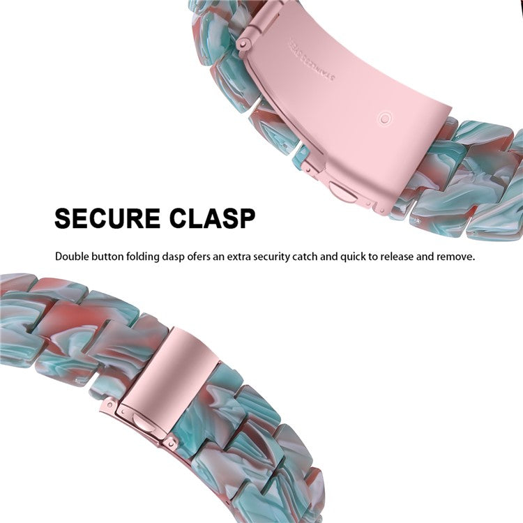 For Popglory 1.4" P22 / 1.85" P66 Smart Watch Replacement Strap Waterproof Resin Sports Watch Band - Emerald Red