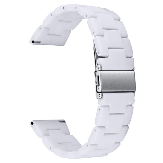 Replacement Band for KALINCO P22 Waterproof Resin Sports Watch Strap - White