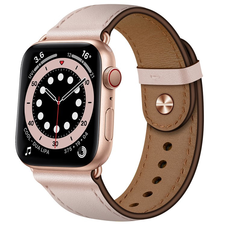 For Apple Watch Series 10 42mm / 9 8 7 41mm / SE (2023) SE (2022) SE 6 5 4 40mm / 3 2 1 38mm Wrist Strap - Pink