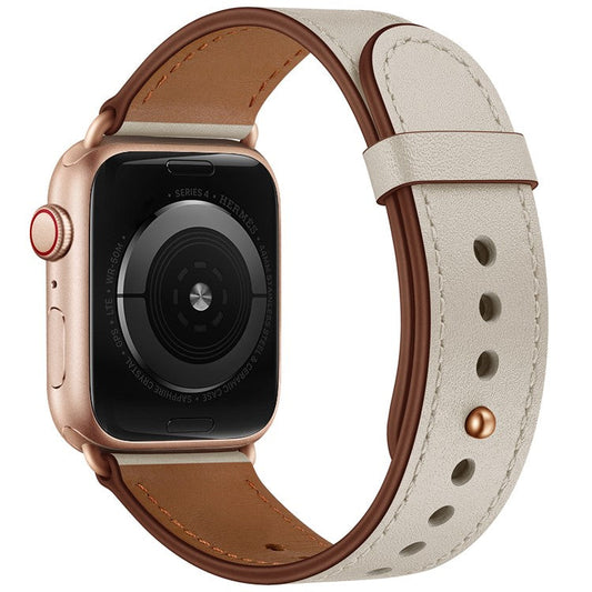 For Apple Watch 10 46mm / Ultra 2 / Ultra 49mm / 9 8 7 45mm / SE (2023) SE (2022) SE 6 5 4 44mm / 3 2 1 42mm Watch Band Strap - Beige