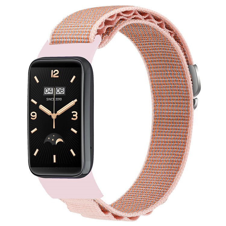 KALEBOL KLB-GSNL-001 for Xiaomi Mi Band 7 Pro Nylon Straps Soft Replacement Watch Band - Pink