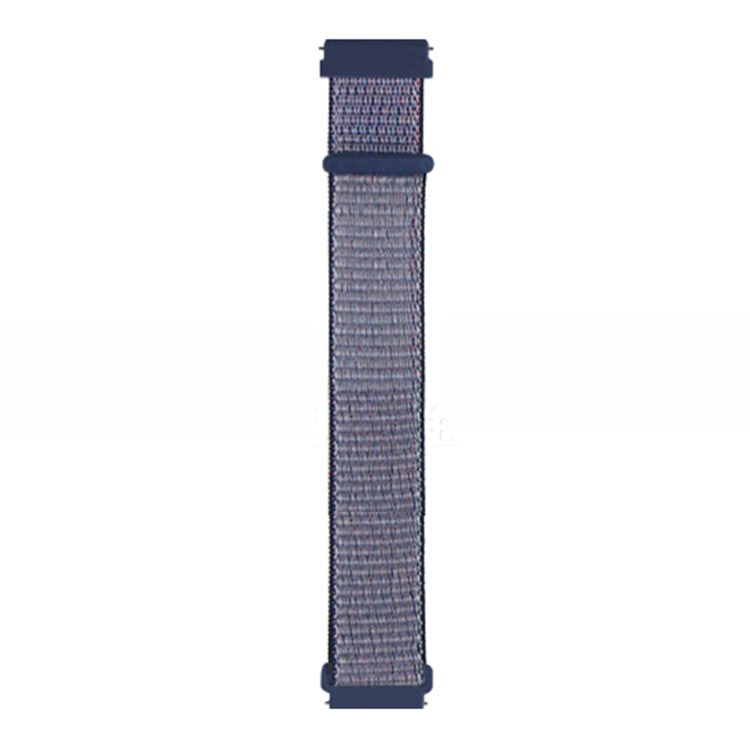 KALEBOL KLB-NLHH-001 For Samsung Galaxy Watch3 45mm / Huawei Watch GT4 46mm Watchband 22mm Nylon Wrist Strap - Midnight Blue