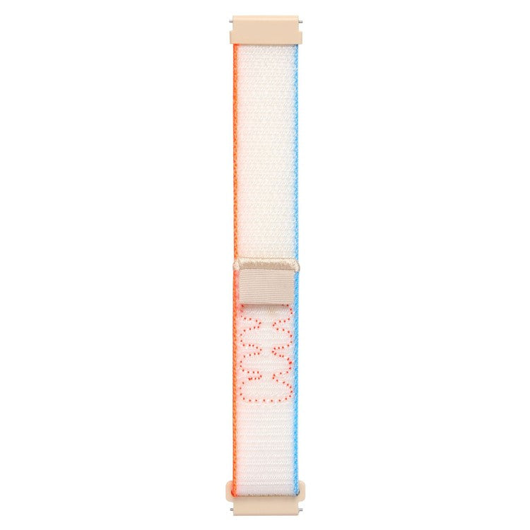 KALEBOL KLB-NLHH-002 For Samsung Galaxy Watch3 45mm / Huawei Watch GT4 46mm Nylon Band 22mm Watch Strap - Cream White