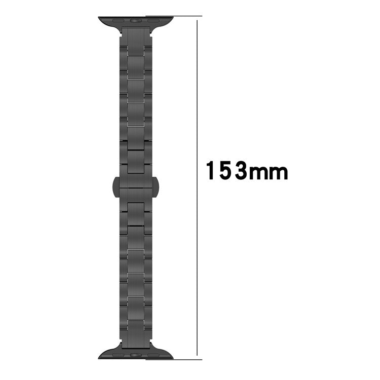 For Apple Watch 10 46mm / Ultra 2 / Ultra 49mm / 9 8 7 45mm / SE (2023) SE (2022) SE 6 5 4 44mm / 3 2 1 42mm Metal Smart Watch Band - Silver 2