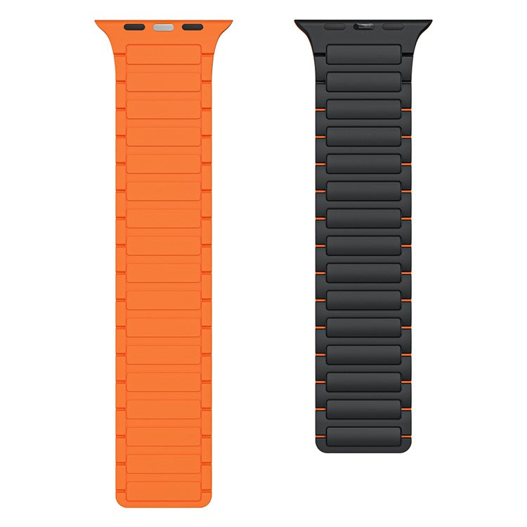 For Apple Watch Series 10 42mm / 9 8 7 41mm / 6 5 4 SE (2023) SE(2022) SE 40mm /  3 2 1 38mm Watchband Magnetic Strap - Official Bright Pink