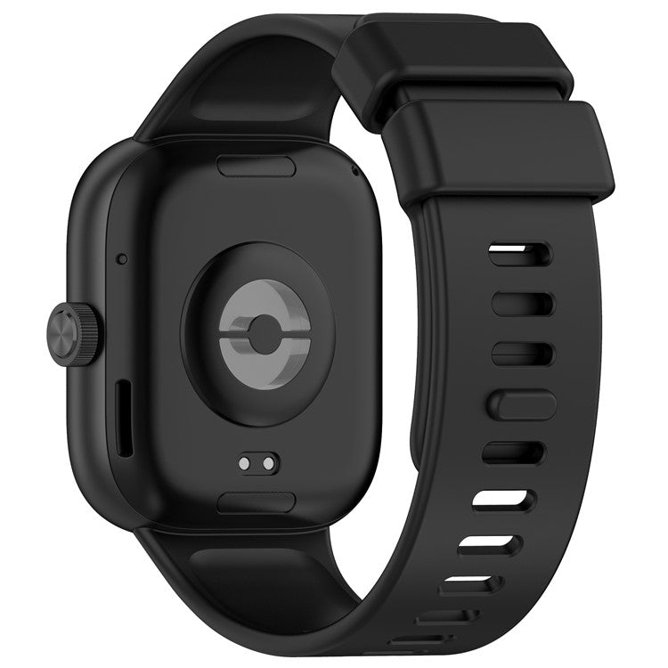 For Xiaomi Redmi Watch 4 / Smart Band 8 Pro Silicone Wrist Strap with Watch Case - Black