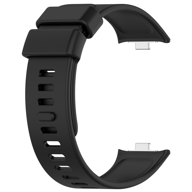 For Xiaomi Redmi Watch 4 / Smart Band 8 Pro Silicone Wrist Strap with Watch Case - Black