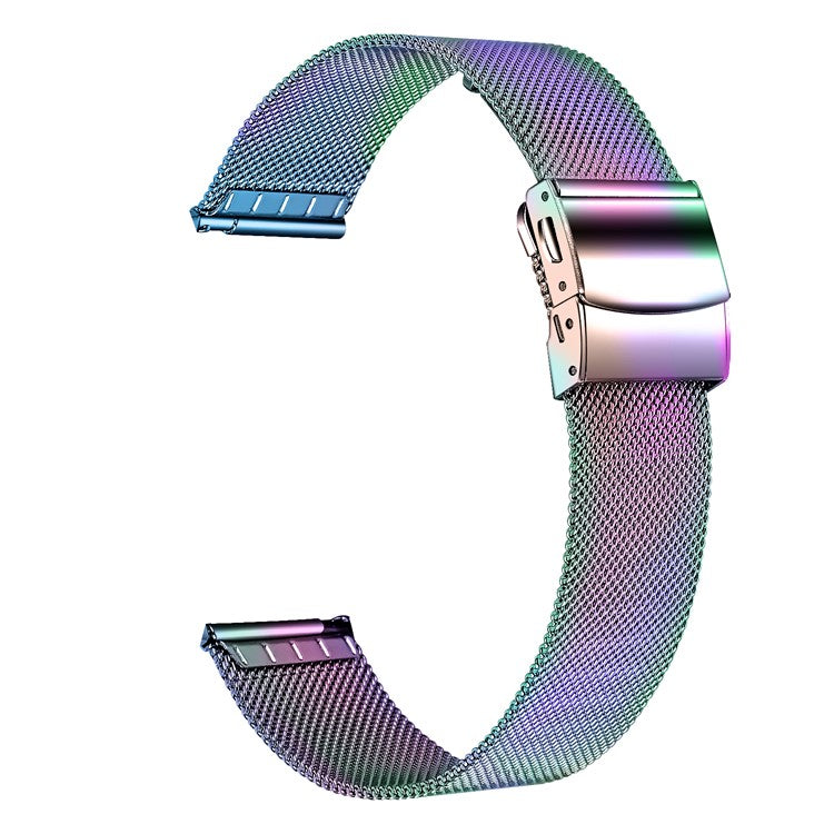 For Samsung Galaxy Watch 5 40mm 44mm / Watch 5 Pro 45mm Watch Strap 20mm Stainless Steel Milanese Band - Colorful