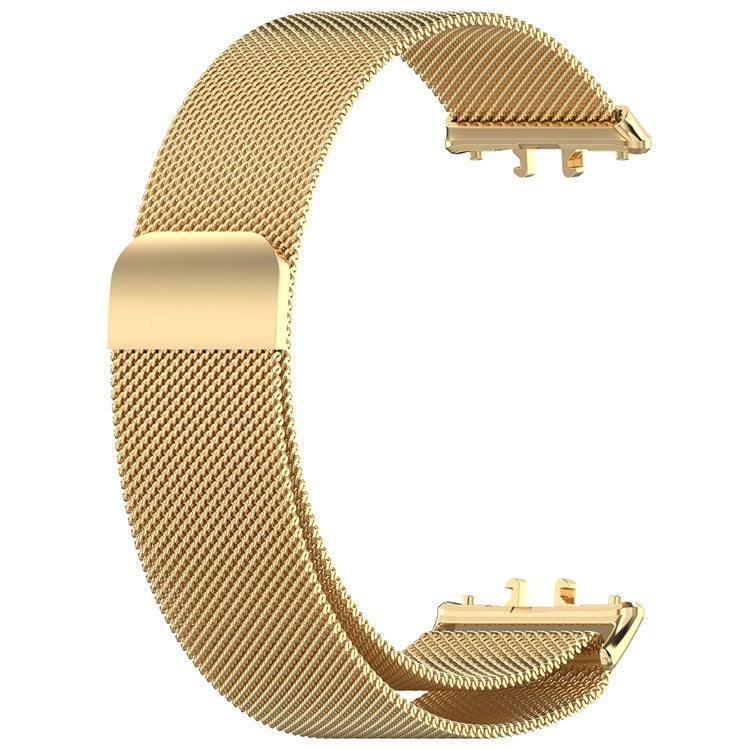 For Samsung Galaxy Fit3 SM-R390 Replacement Wrist Band Magnetic Milanese Watch Strap - Gold