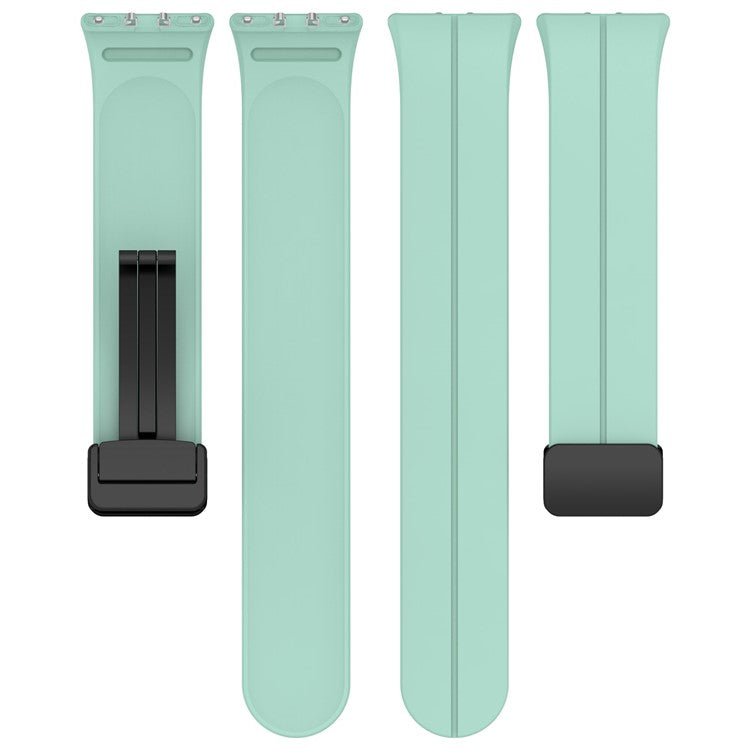 For Samsung Galaxy Fit3 Silicone Watch Band Folding Buckle Sport Replacement Straps - Orange