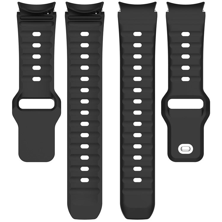 For Samsung Galaxy Watch FE 40mm / Watch4 / Watch 5 / Watch 5 Pro / Watch6 Silicone Sport Bands Replacement Wristband - Yellow