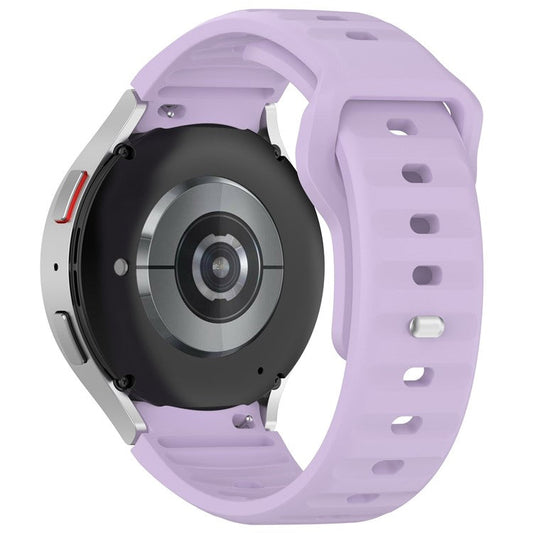 For Samsung Galaxy Watch FE 40mm / Watch4 / Watch 5 / Watch 5 Pro / Watch6 Silicone Sport Bands Replacement Wristband - Purple